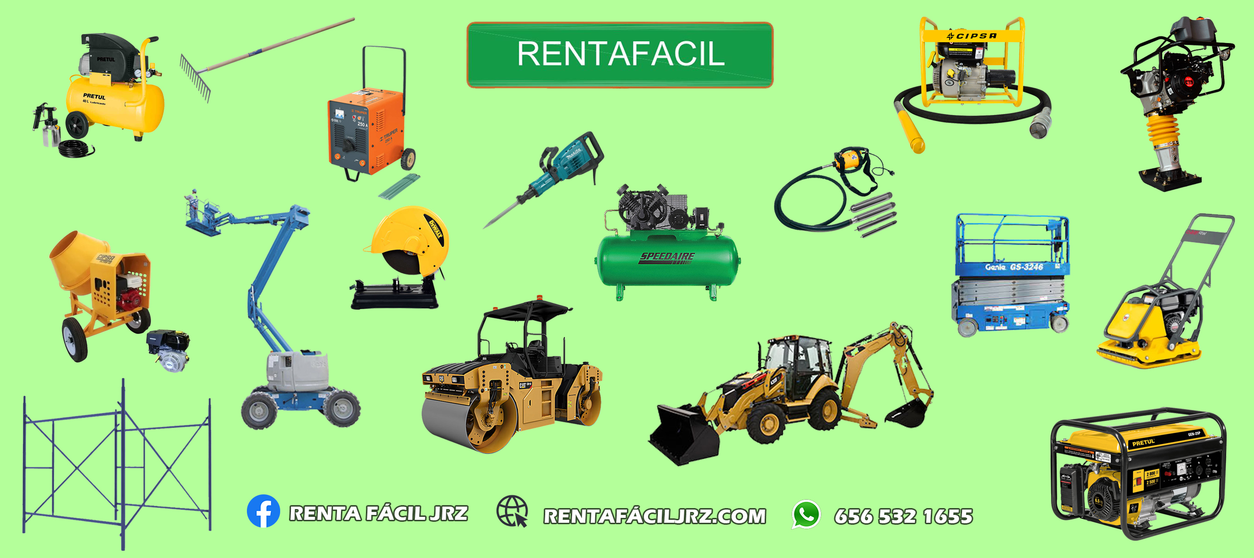 rentafacil Ciudad juarez, renta de equipo